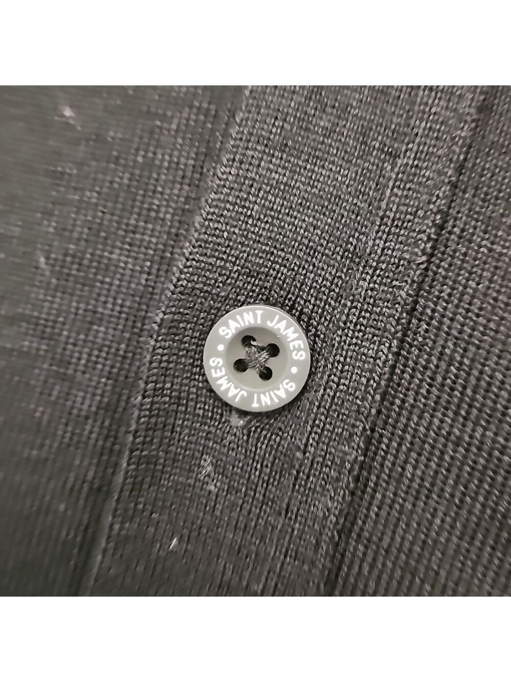 Saint James men's traditional Cardigan 'Guingamp' luxury Wool like new $324 xxl - Picture 9 of 16